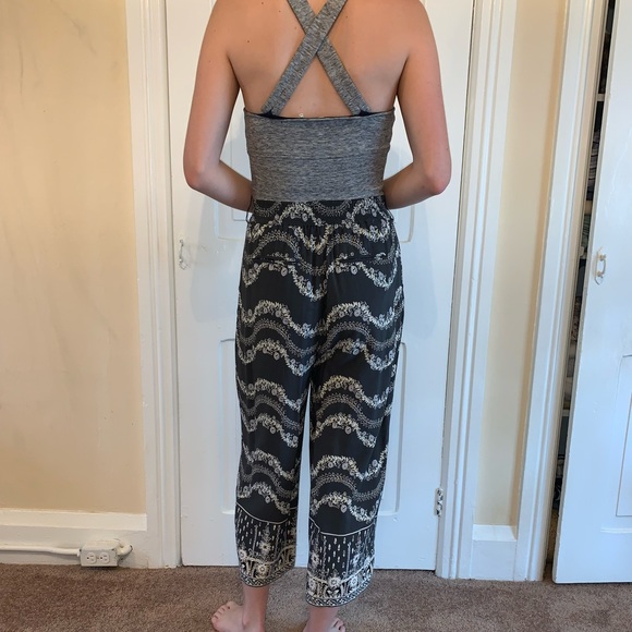 Anthropologie Maple Lane Belted Culotte Jumpsuit - Picture 11 of 16